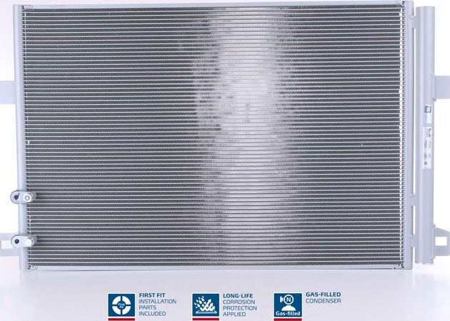 Радиатор кондиционера (конденсатор) Nissens (алюминий). Артикул 940225