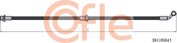 Тормозной шланг Cofle передний левый для Honda CR-V II 2001-2007. Артикул 92.BH.HN041