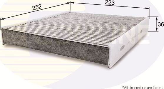 Салонный фильтр Comline. Артикул EKF332A