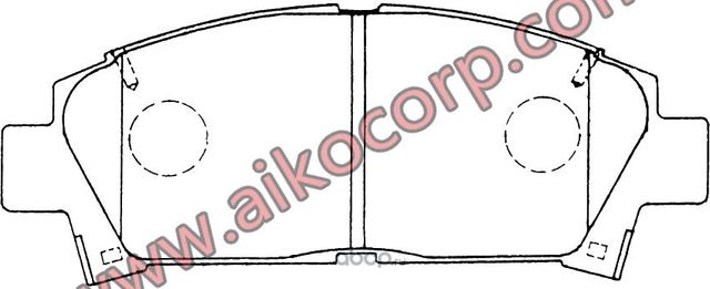 Колодки тормозные (Aiko). Артикул PF1362
