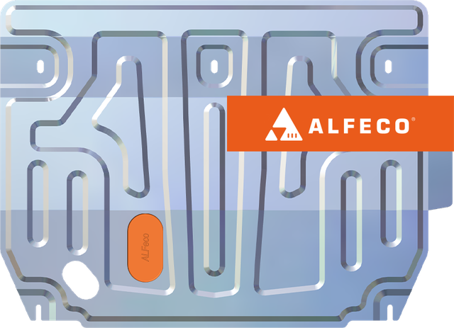 Защита алюминиевая Alfeco (4 мм) для картера и КПП Ford EcoSport 2014-2018. Артикул ALF.07.360AL4