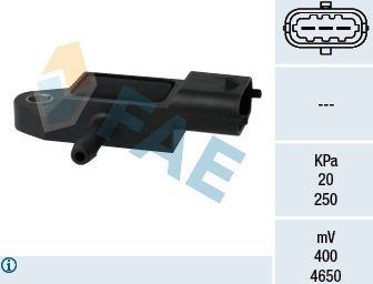 Датчик абсолютного давления (ДАД, MAP) FAE для Nissan Interstar 2003-2006. Артикул 15106