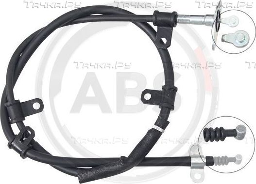 Трос ручника (тросик ручного тормоза) ABS. Артикул K17434