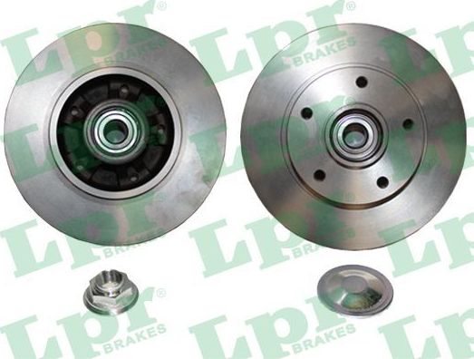 Тормозной диск LPR LPR HUB BRAKE DISC LINE задний для Renault Megane IV 2015-2026. Артикул R1078PCA