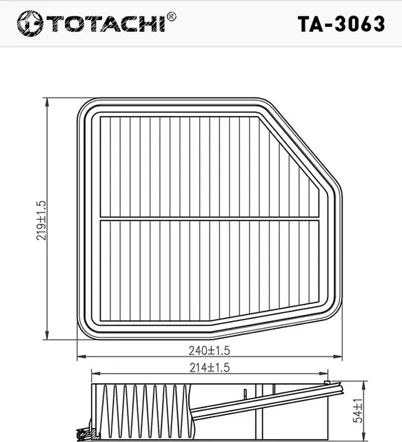 TOTACHI TA-3063 1378078K00 C24567 Totachi. Артикул TA3063