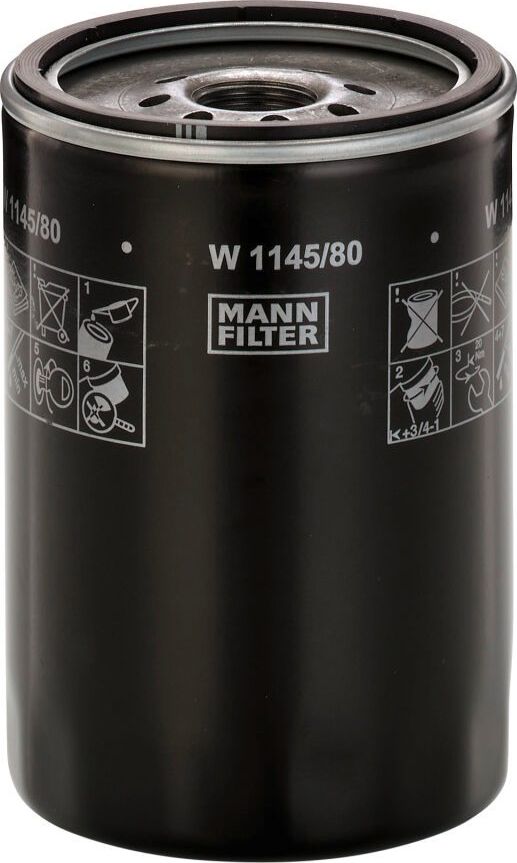 Масляный фильтр Mann-Filter. Артикул W 1145/80