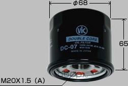 ФИЛЬТР МАСЛЯНЫЙ VIC DOUBLE CORE DC-07 (C-901) VIC. Артикул DC07