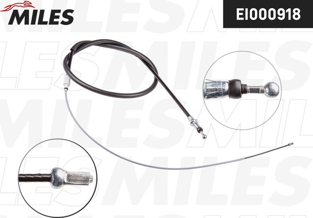 Трос ручника (тросик ручного тормоза) Miles задний правый/левый для Citroen C5 II 2008-2017. Артикул EI000918