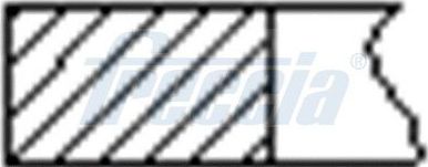 Поршневые кольца Freccia для BMW X3 II (F25) 2010-2014. Артикул FR10-075600