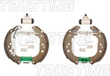 Тормозные колодки Trusting - задние для Citroen Nemo I 2008-2015. Артикул 6390