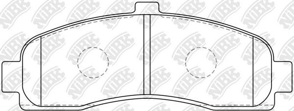 Тормозные колодки NiBK. Артикул PN2191