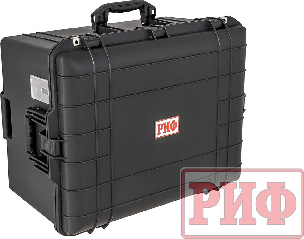 Кейс пластиковый защитный ударопрочный РИФ 676х525х378 мм IP67 на колесах с телескопической ручкой. Артикул WRT-78