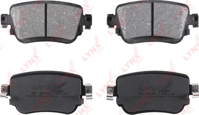 Тормозные колодки LYNXauto для Audi A1 I (8X) 2010-2018. Артикул BD-8044