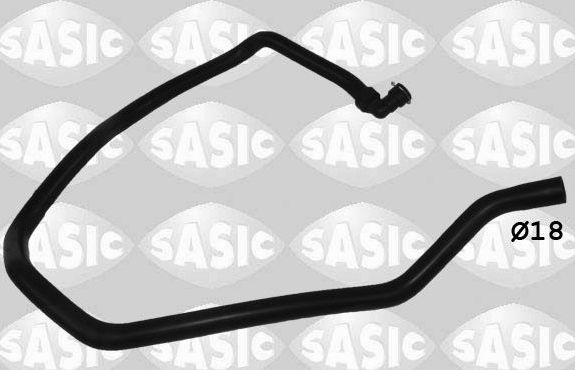 Патрубок радиатора (системы охлаждения) Sasic для Citroen C4 I 2004-2011. Артикул 3400227