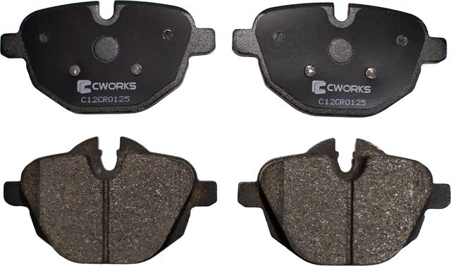 Колодки тормозные задние (Low Metallic) (Cworks). Артикул C12CR0125