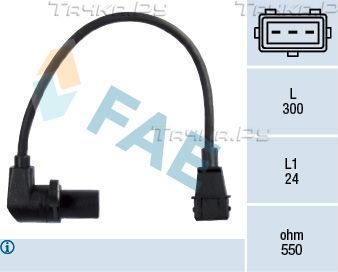 Датчик положения коленвала FAE для Daewoo Nubira I 1997-2000. Артикул 79218