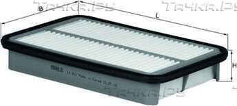 Воздушный фильтр Mahle для Toyota Corolla E120, E130 2002-2007. Артикул LX 811