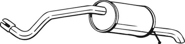 Глушитель Bosal. Артикул 220-005