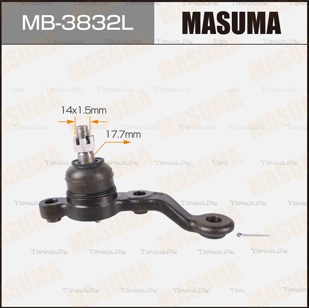 Шаровая опора Masuma передняя передняя левая нижняя для Toyota Cresta V (X100) 1996-2001. Артикул MB-3832L