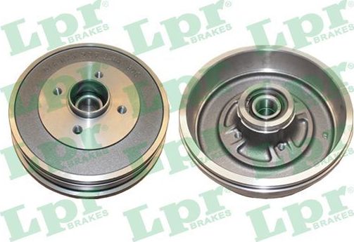 Тормозной барабан LPR задний для Dacia Logan II 2007-2026. Артикул 7D0701C