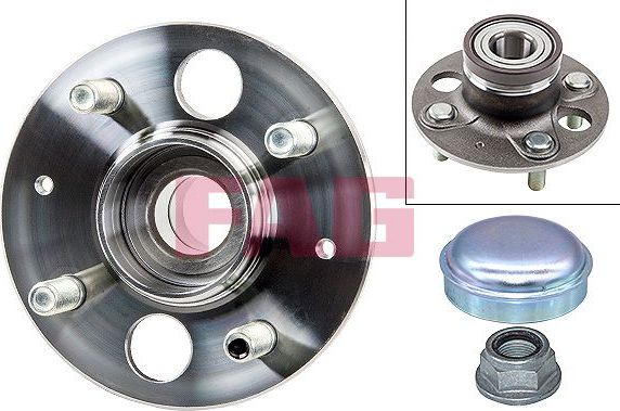 Ступичный подшипник (комплект) Fag задний для Honda Jazz I 2002-2008. Артикул 713 6270 90