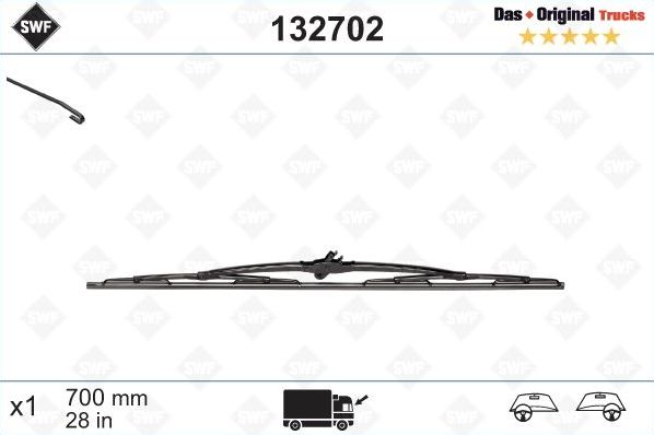 Щетка стеклоочистителя (дворник) SWF Das Original Trucks. Артикул 132702