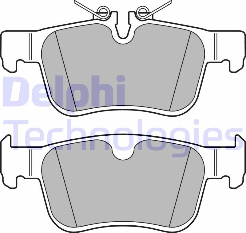 Тормозные колодки Delphi (Low-Metallic). Артикул LP3312