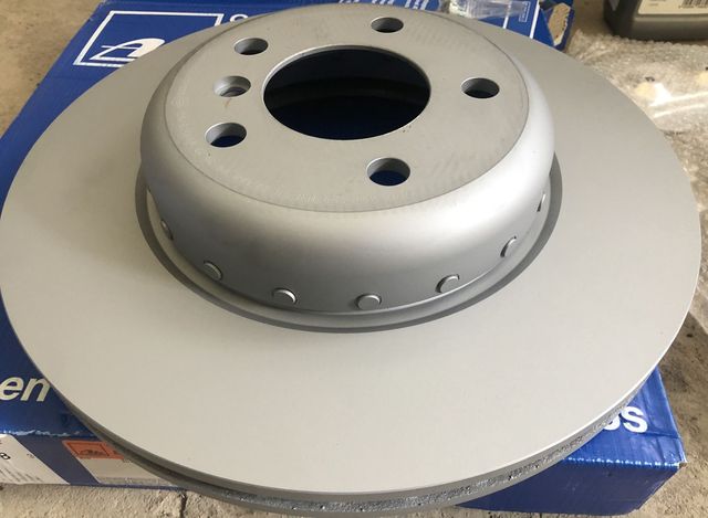 Тормозной диск ATE передний для BMW 5 VI (F10/F11/F07) 2010-2017. Артикул 24.0124-0239.2