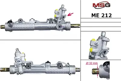 Новая рулевая рейка Mercedes S W220 / Coupe C215 1998-2005 (MSG). Артикул ME212