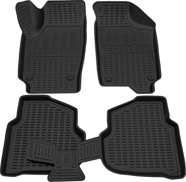 Коврики полиуретанновые Rezkon для салона Volkswagen Polo V 2009-2026. Артикул 0535020100