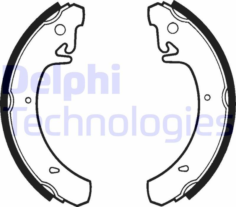 Тормозные колодки Delphi. Артикул LS2035