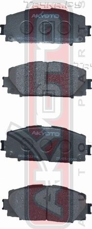 Тормозные колодки Akyoto Packing AKYOTO. Артикул AKD-52270