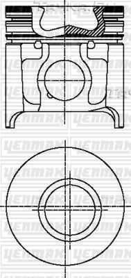 Поршень Yenmak для Fiat Ducato II 1997-2006. Артикул 31-03690-000