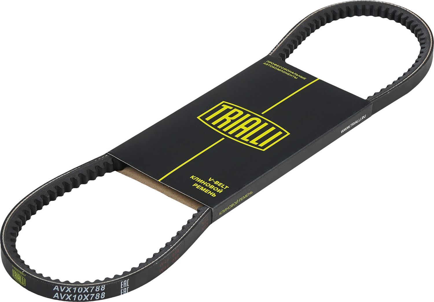 Приводной ремень клиновой Trialli (EPDM (Этилен-пропиленовый каучук)). Артикул AVX10X788
