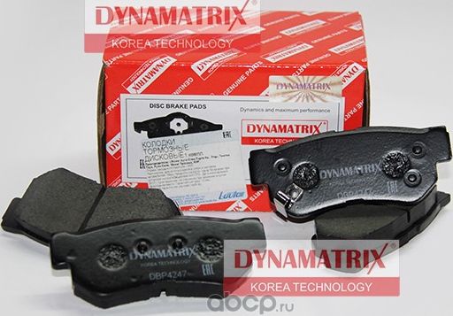 Колодки тормозные дисковые (Dynamatrix-Korea). Артикул DBP4247