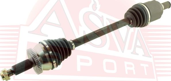 Полуось (привод в сборе, приводной вал) Asva. Артикул KADL-JF20AT