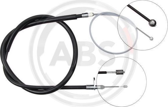 Трос ручника (тросик ручного тормоза) ABS задний правый для Land Rover Range Rover III 2002-2012. Артикул K17148