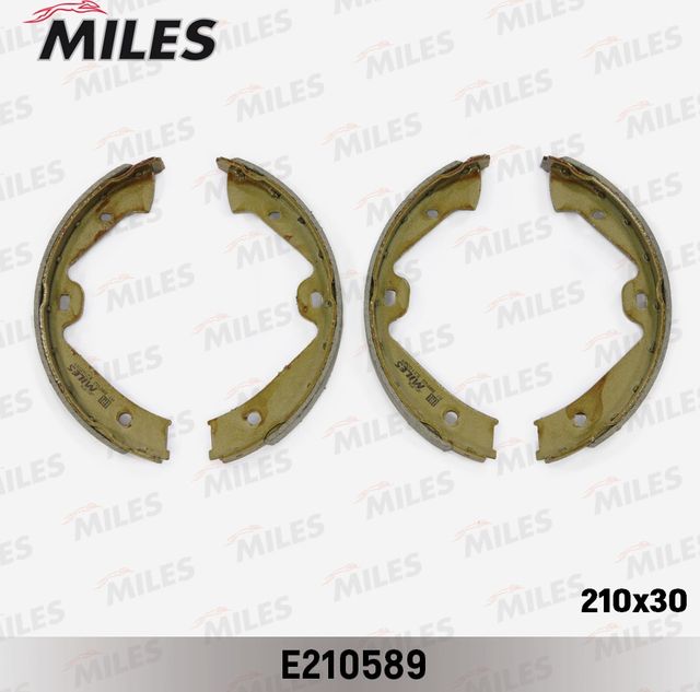 Тормозные колодки (стояночная тормозная система) Miles задние для Porsche Cayenne II (958) 2010-2014. Артикул E210589