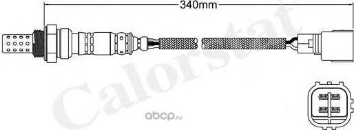 Лямбда-зонд (Vernet). Артикул LS140565