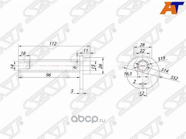 Эксцентрик нижнего рычага TOYOTA 4RUNNERFJ CRUISE (SAT). Артикул ST4840960020