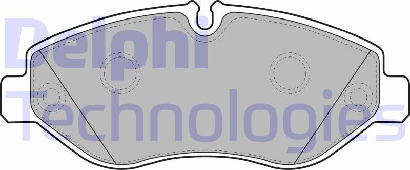 Тормозные колодки Delphi (Low-Metallic). Артикул LP2039