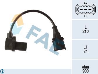 Датчик положения коленвала FAE для IVECO EuroCargo I, II, III 2000-2015. Артикул 79481