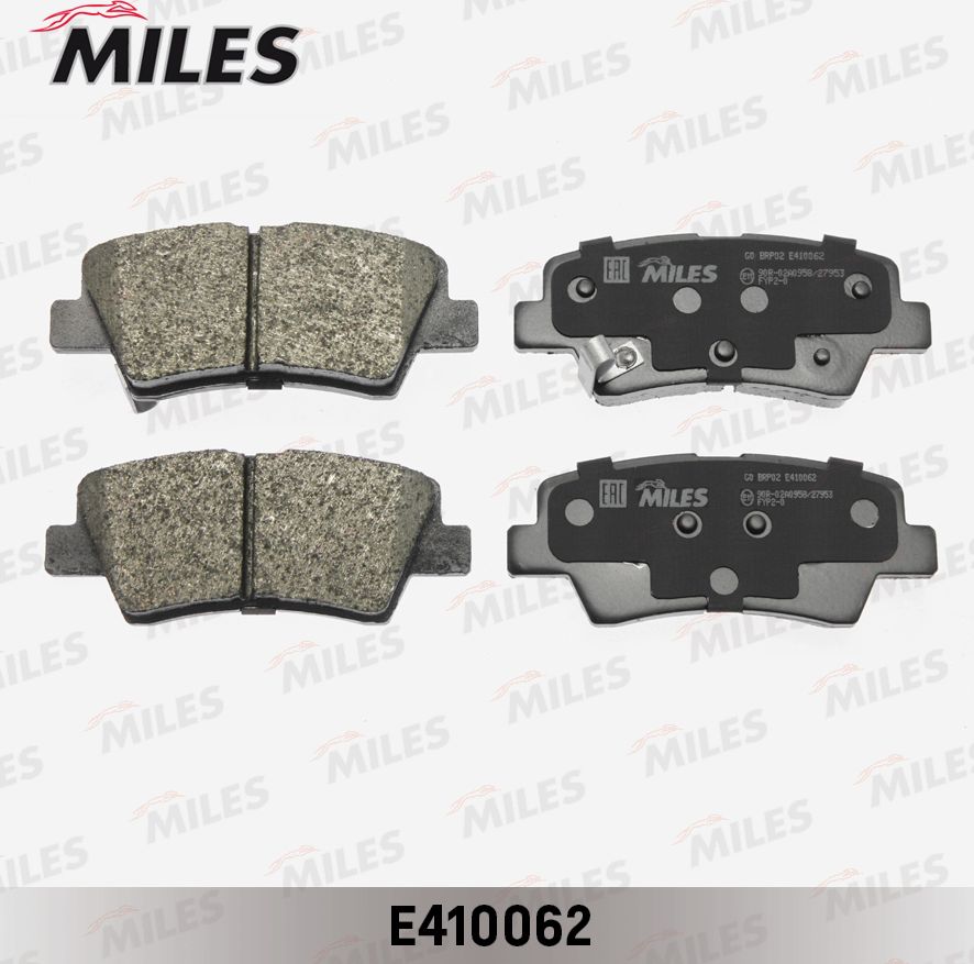 Тормозные колодки Miles (Low-Metallic). Артикул E410062