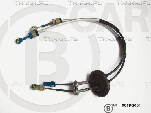Трос переключения передач КПП B CAR для Peugeot 308 I 2007-2014. Артикул 001PG001