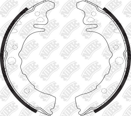 Тормозные колодки NiBK. Артикул FN0037