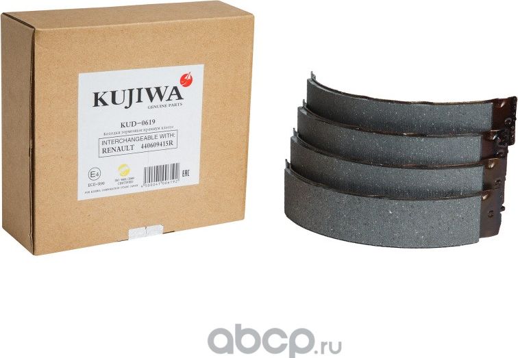 Колодки тормозные барабанные KUD0619 KUJIWA 440609415R RENAULT. Артикул KUD0619