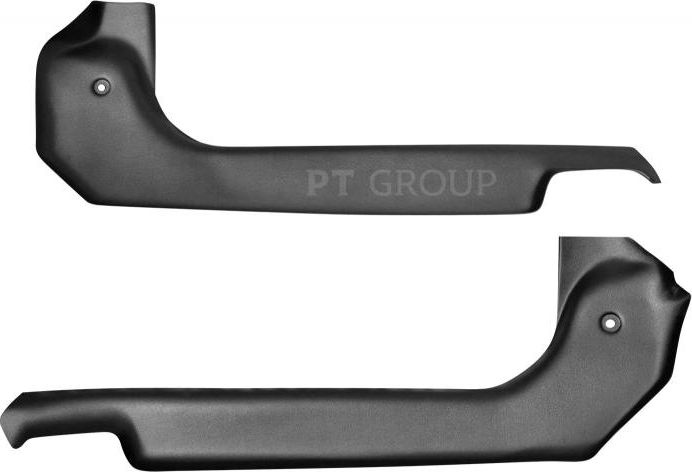 Накладки PT Group на ковролин передние (2 шт) (ABS) для Lada Largus 5,7 мест 2021-2026. Артикул LLA-21-111710.22