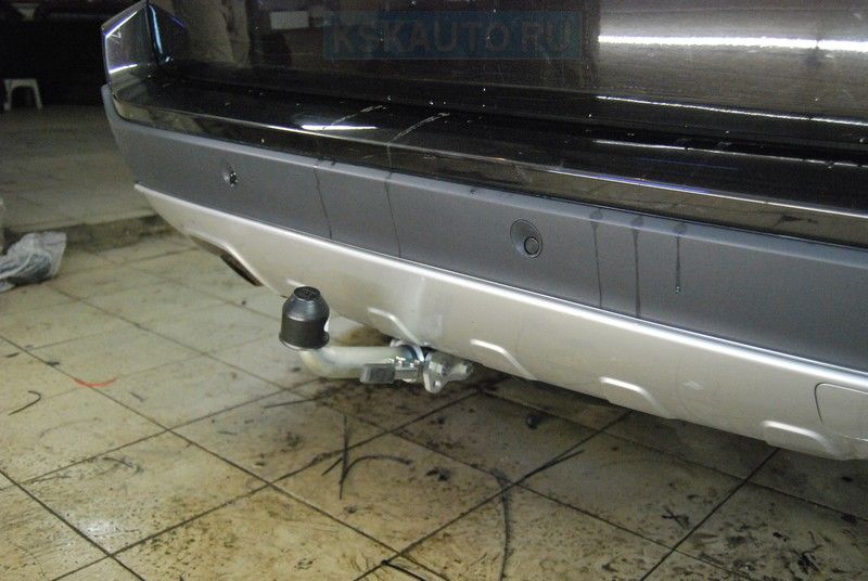 Фаркоп Galia оцинкованный для Volvo XC90 I 2003-2014. Быстросъемный крюк. Артикул V057C