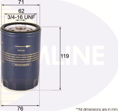 Масляный фильтр Comline. Артикул EOF230