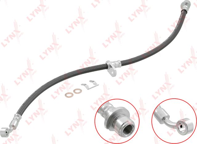 Тормозной шланг LYNXauto для Honda CR-V II 2001-2007. Артикул BL-4046